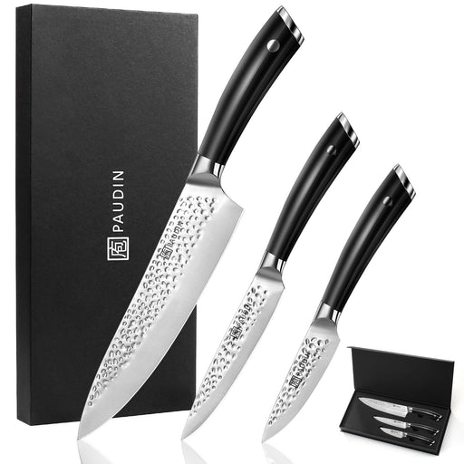 Pigeon 3-Piece Knife Set with Contoured Handle, Utility, Paring & Chef —  CHIMIYA