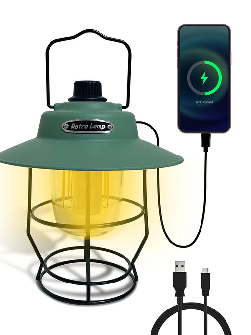 LED Camping Lantern Rechargeable 3000~8000K: Cute Retro Handheld Porta —  CHIMIYA