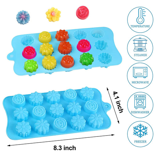 Entcook 5 Pieces Silicone Chocolate Molds for Chocolates Hard Candy Ca —  CHIMIYA