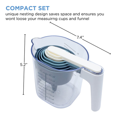 Nomadic Outpost Multi Measuring Cube Cup for Cooking and Baking