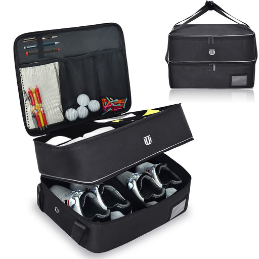 2 Layer Golf Trunk Organizer, Waterproof Car Golf Locker with