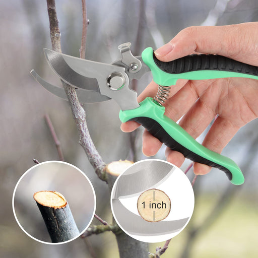 Nuovoware Gardening Hand Pruner Pruning Shear 8 inch with Stainless St —  CHIMIYA