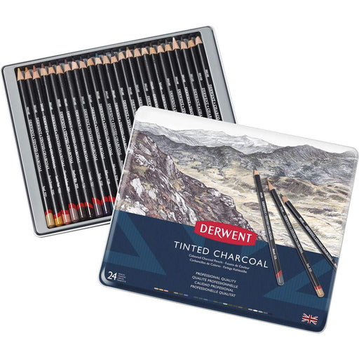 Derwent Studio Colored Pencils, 3.4mm Core, Metal Tin, 36 Count (32198 —  CHIMIYA