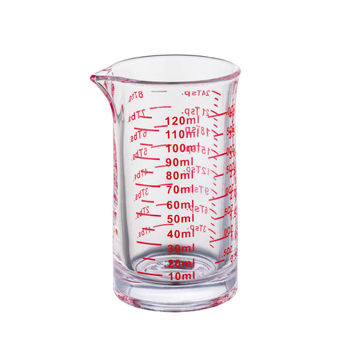 Measuring Cups Glass - Small Glass Measuring Cup Oz/Ml/Teaspoon/Tablespoon 4 Scales 1Ounce 30ml Kitchen Tool