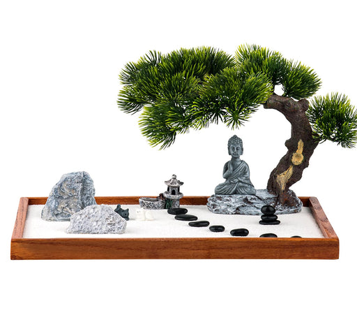  Zen Garden for Desk, 12x8in Premium Sand Tray Therapy