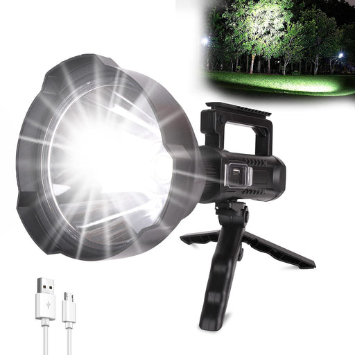 Durapower Rechargeable Spotlight, 60000 Lumen Super Bright LED