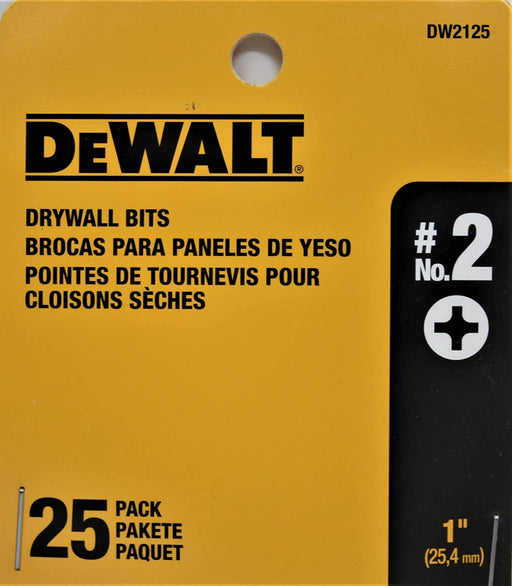 Grabber 2 Reduced Phillips Drywall Screw Driver Bit Tips (50-Pack