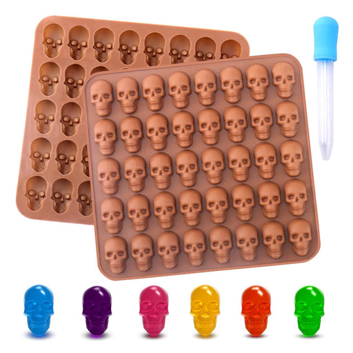 BUSOHA 40-Cavities Square Caramel Candy Baking Silicone Molds for Chocolate  Truf
