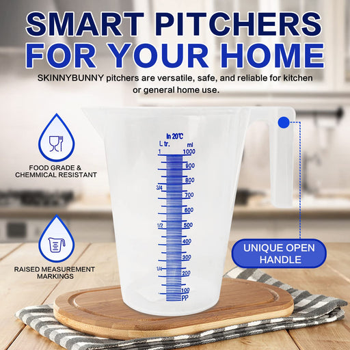 UKCOCO Plastic Measuring Cup, Transparent Graduated Measuring and Mixi —  CHIMIYA