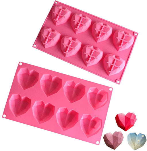 Heart Silicone Molds for Baking - Chocolate Molds Silicone Shapes