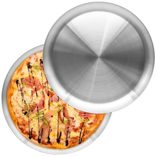 Velaze Pizza Pan 12 Inch,4 Pack Stainless Steel Pizza Tray Dishwasher —  CHIMIYA