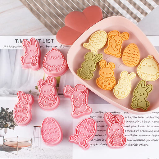 Mini 3D Easter Cookie Cutters Set, Easter Fondant Biscuit Pastry Cooki —  CHIMIYA