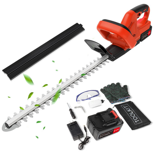 Walensee 20V Max Cordless Hedge Trimmer, 2.0Ah Battery & Fast Charger