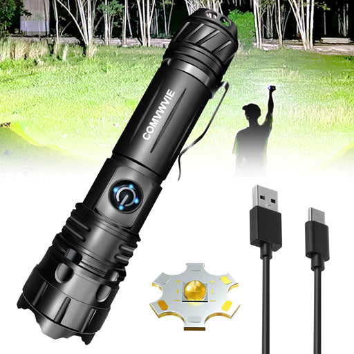 Dsstoc Rechargeable LED Flashlights High Lumens, Super Bright Tactical —  CHIMIYA