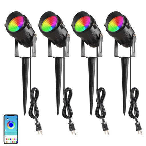 Lysed RGB Outdoor Spotlight 10W LED Color Changing Landscape Lights Lo —  CHIMIYA