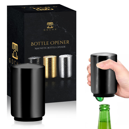 2-Pack Water Bottle Opener Twist Off Caps,Stick to Fridge with  Magnetic,Soda Bottle Lid Opener,Beer Bottle Openers,Pull Tab Soup Cans for  Weak Hands