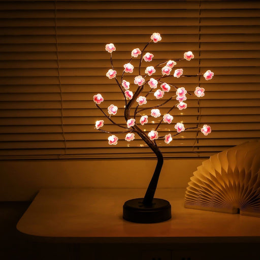 Cherry Tree Lamp For Cute Room Decor Fairy Light - Temu