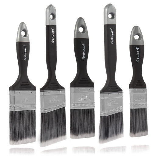 Vermeer Paint Brushes 6-Pack Angle Brushes in Assorted Sizes for All Latex  and Oil Paints & Stains - Home Improvement - Interior & Exterior Use