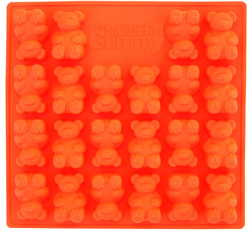 Medium Sized Silicone Gummy Bear Mold by The Modern Gummy with Dropper and Pinch