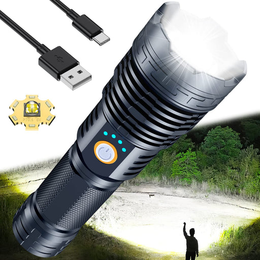 Dsstoc Rechargeable LED Flashlights High Lumens, Super Bright Tactical —  CHIMIYA
