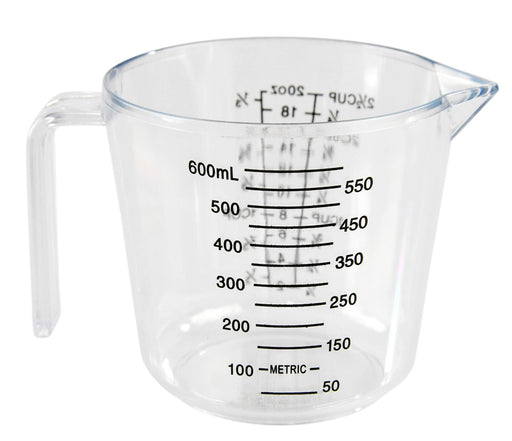 Plastic Measuring Cup Choice of 1-Cup, 2-Cup, 4-Cup or Set of 3 Pcs with Grip and Spout Easy to Read (Set of 3 (4/2/1-Cups))