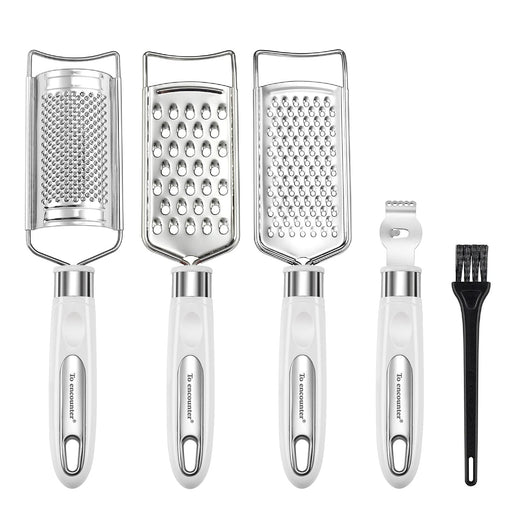 Ginger Grater Tool with Handle Lemon Zester with Catcher Premium Stainless  Steel Mini Grater with Container Nutmeg Grinder Garlic Grater