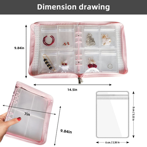 Transparent Jewelry Storage Book with AntiOxidation Pockets, Jewlwey O —  CHIMIYA