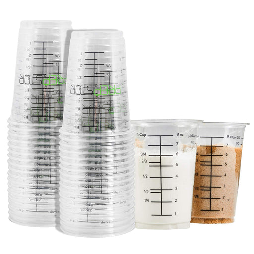 8 Pcs Epoxy Mixing Cups, 100ml/3.4oz Plastic Graduated Cup Clear Measu —  CHIMIYA