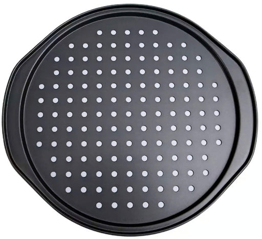 Bakken- Swiss Non-Stick Pizza Pan with Holes - 13-Inch Perforated Pizza  Crisper