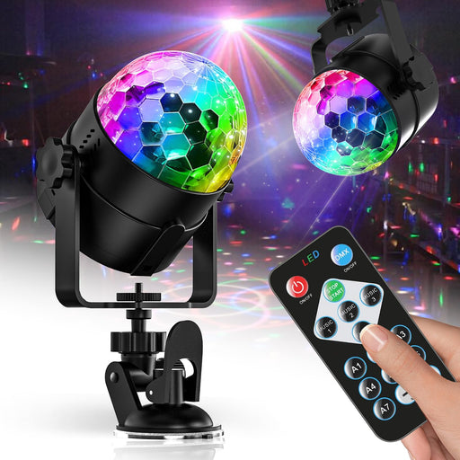 Vermeyen E27 Disco Light Bulb Rotating LED Party Bulb Strobe Light for  Parties- 6W RGB Multi Crystal Disco Ball Light Strobe Bulb Decor for  Birthday