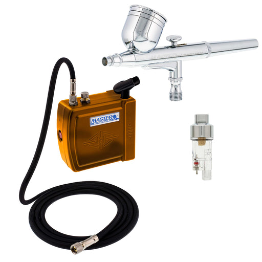 Multi-purpose Airbrush Kit with Mini Compressor, Dual-action Gravity Feed  Airbrush and Air Hose