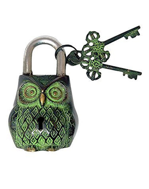 Brass Padlock - Lock with Keys - Working Functional - Brass Made Padlock  laxmi Golden 