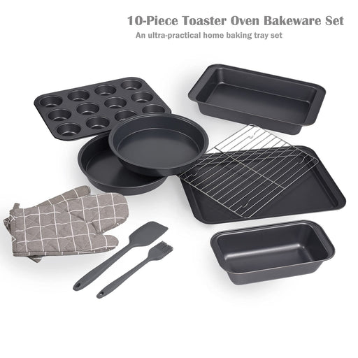 Nonstick Bakeware Set, KITESSENSU 7-Piece Baking Pans Sets with