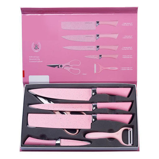 Zulay Kitchen Kids Knife Set - Pink, 3 - Foods Co.