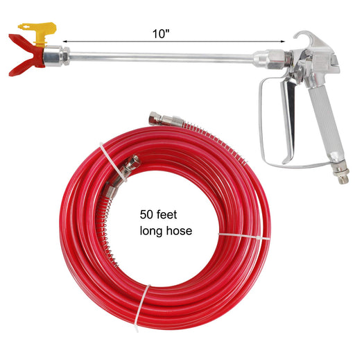 Jajadeal 50ft Airless Paint Sprayer Hose Kit with Spray Gun, 8” Paint —  CHIMIYA