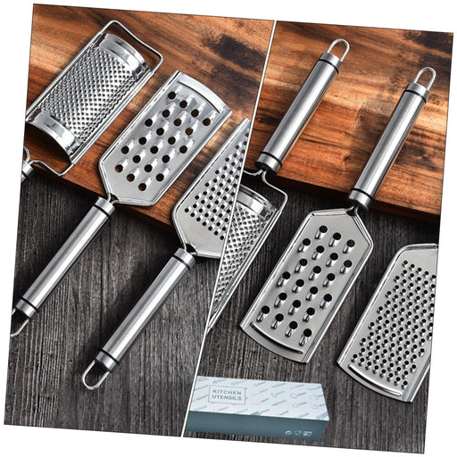 Ginger Grater Tool with Handle Lemon Zester with Catcher Premium Stainless  Steel Mini Grater with Container Nutmeg Grinder Garlic Grater