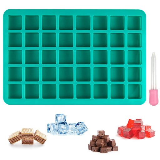 Palksky Silicone Molds for Candy Chocolate Gummy baking, (2 PCS) 126 Cavity  Mini Square mold for Ice Cube Pralines Caramels