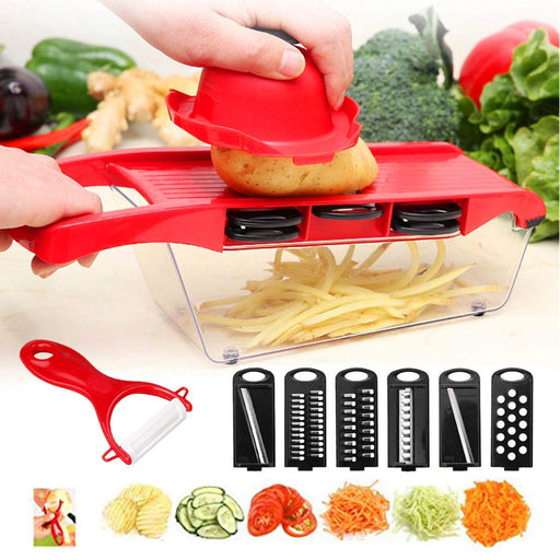 Multi-Purpose Vegetable Slicer Cuts Set - Snow Grass Vegetable