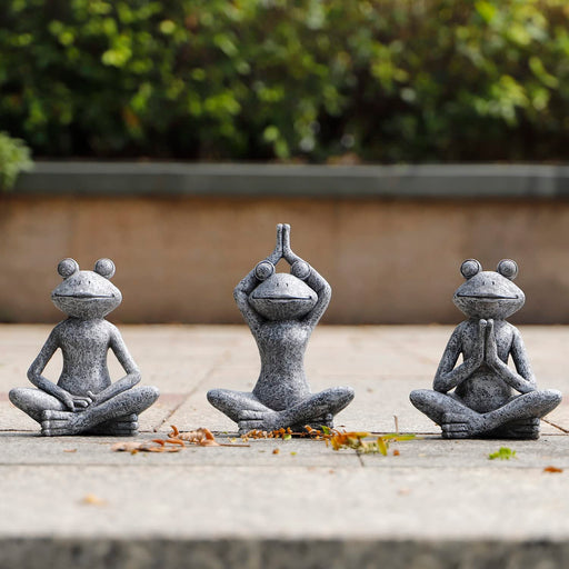 Goodeco 12.5 L×10 H Meditating Yoga Frog Statue - s for Women/Mom, Z —  CHIMIYA