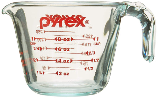 Pyrex 3 Piece Measuring Cup Set, Includes 1, 2, and 4 Tempered Glass Liquid  Measuring Cups, Dishwasher, Freezer, Microwave, and Oven Safe, Essential