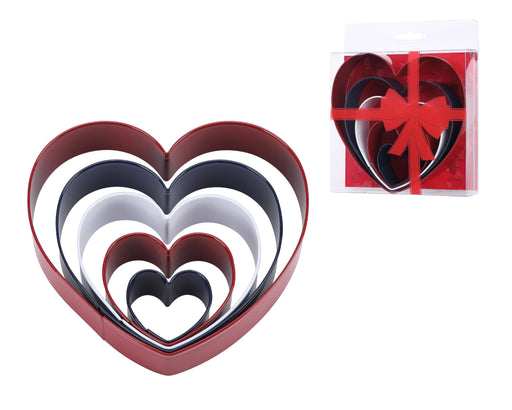 Valentine's Day Cookie Cutter Mold Set,5 Different Size Heart