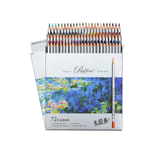 Premium Colored Pencils Roll-Up Wrap Case Oil-Based Drawing Set