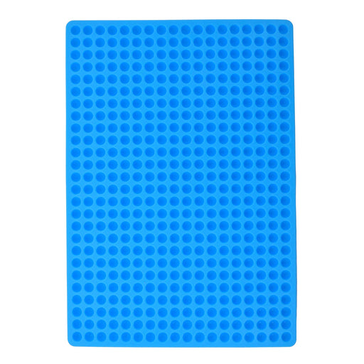 Webake mini round silicone semi sphere 221 cavity blue dia 0.6 inch baking  mat gummy candy molds