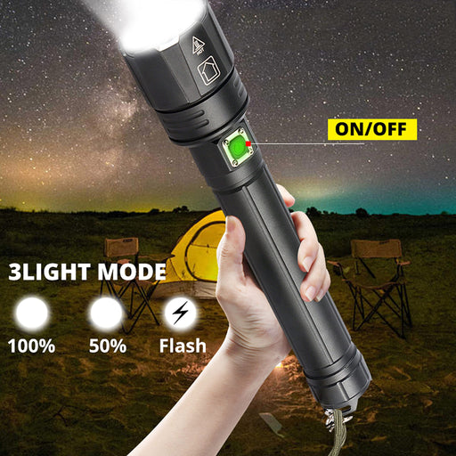 Sunworld HID Xenon 8700mAh Torch Flashlight SOS for Outdoor 85W