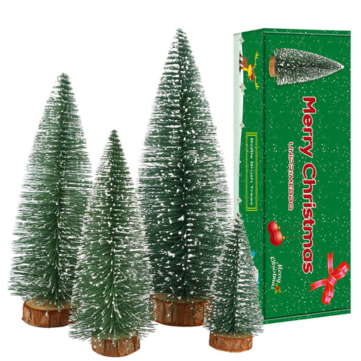 Bottle Brush Christmas Trees 5Sizes Mini Christmas Trees Small Christm —  CHIMIYA