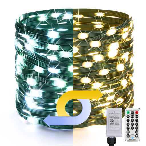 Brizled LED String Lights, 65.67ft 200 LED 9-Function Color