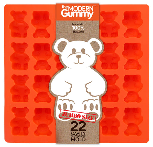 53 Cavities Silicone Gummy Mold BPA Free Nonstick Food Grade Teddy
