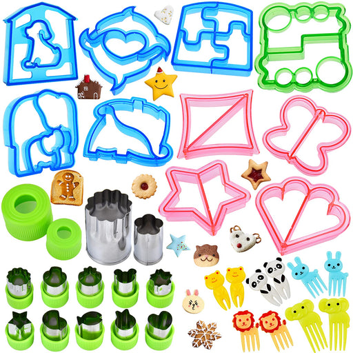 FUNUTTERS Sandwich Cutters for Kids with Cute Food Picks, 20 pc. Set, —  CHIMIYA