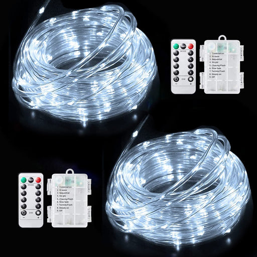 TURNMEON [ Timer & Remote Control ] 2 Pack Ribbons Light Extra Long Total  66 Ft 200 LED 8 Modes Batt…See more TURNMEON [ Timer & Remote Control ] 2