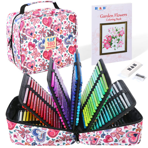 H & B 100 pcs Art Supplies,Drawing Colored Pencils kit,Art Set with Sk —  CHIMIYA